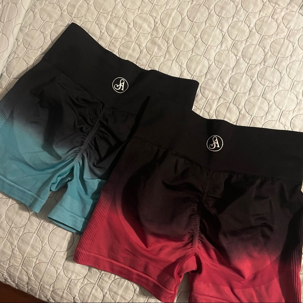 Red Allure by Ana Scrunch Shorts